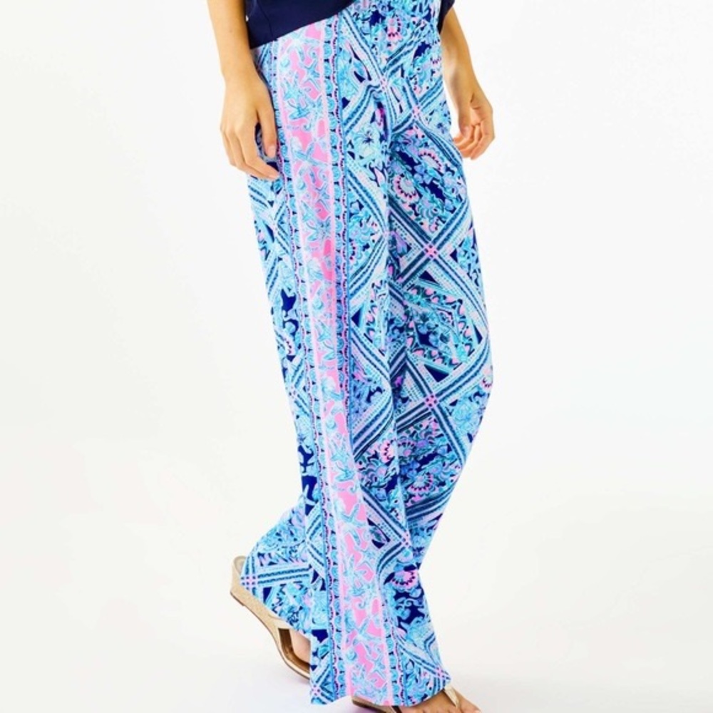 NWOT Lilly Pulitzer Bal Harbour Palazzo pant, L